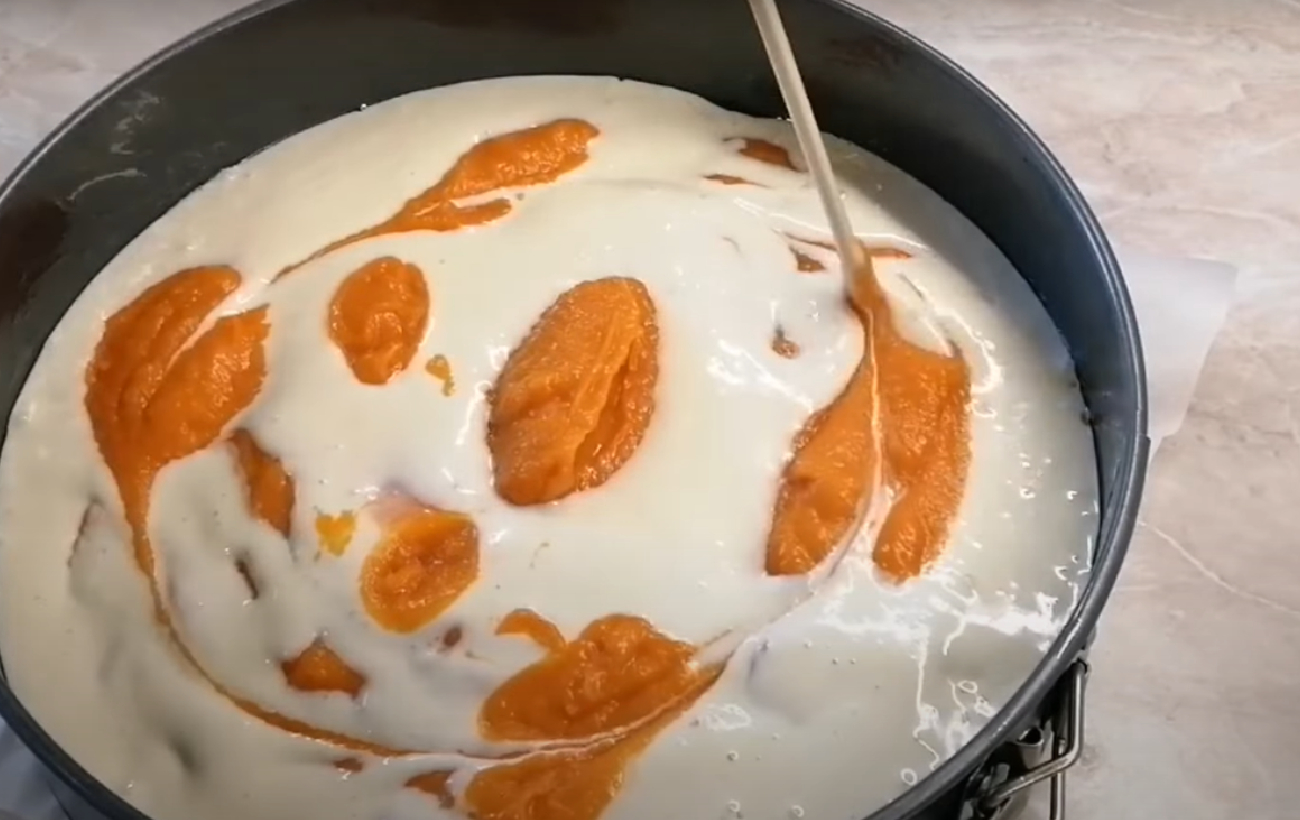 Тыквенная "мраморная" запеканка: несложный рецепт эффектного и вкусного блюда